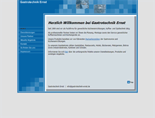 Tablet Screenshot of gastrotechnik-ernst.de